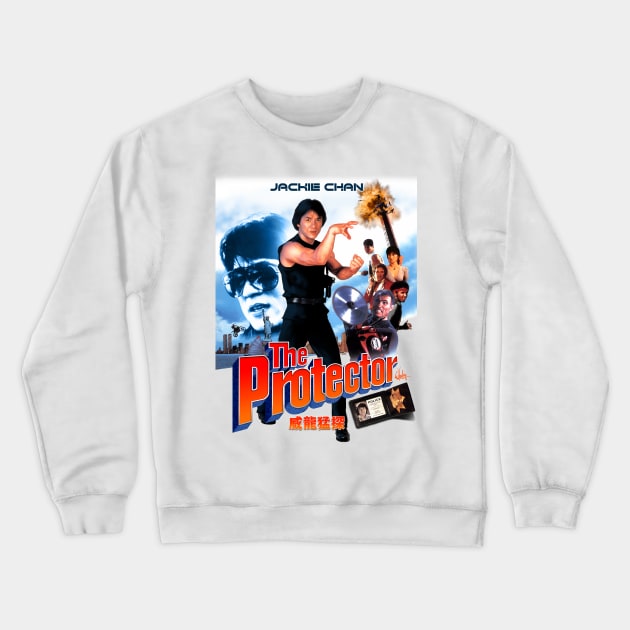 Jackie Chan: THE PROTECTOR (Eagle Claw) Crewneck Sweatshirt by HKCinema